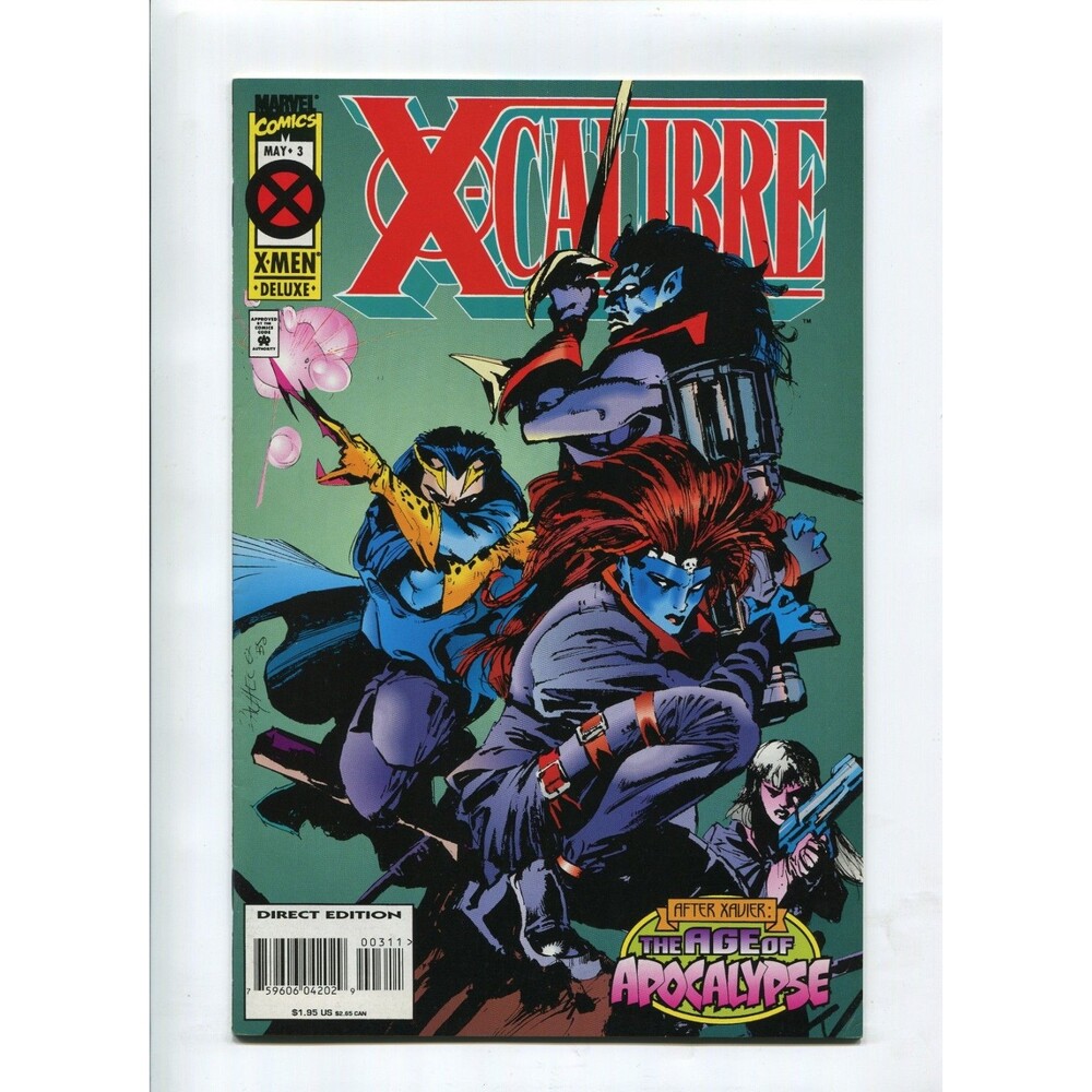 X-Calibre #3 Age of Apocalypse Nightcrawler Marvel Comics 1995 Comic Book